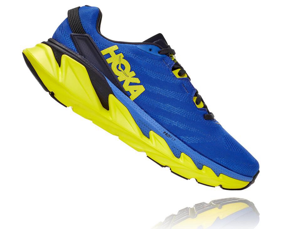 Zapatillas Running Hoka One One Hombre - Elevon 2 - Azules/Verde - RBN504123